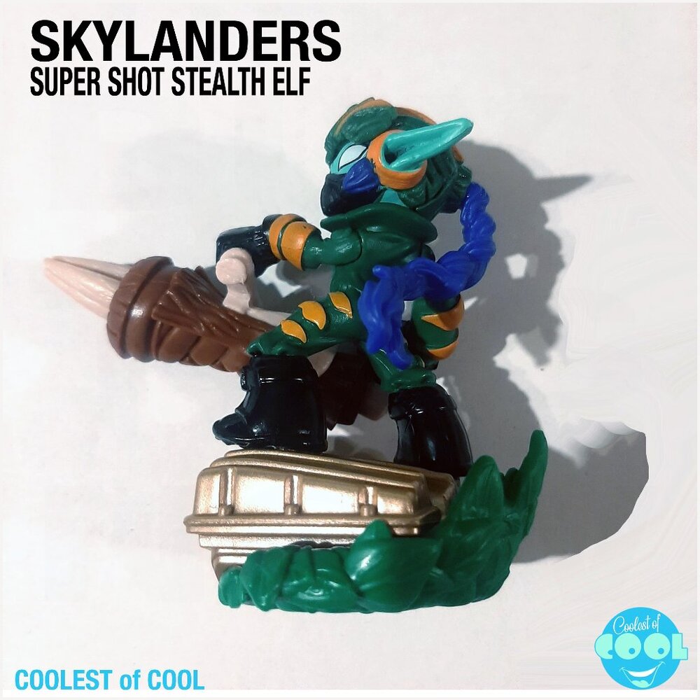Super Shot Stealth Elf loose figure Skylanders SuperChargers Imaginators good